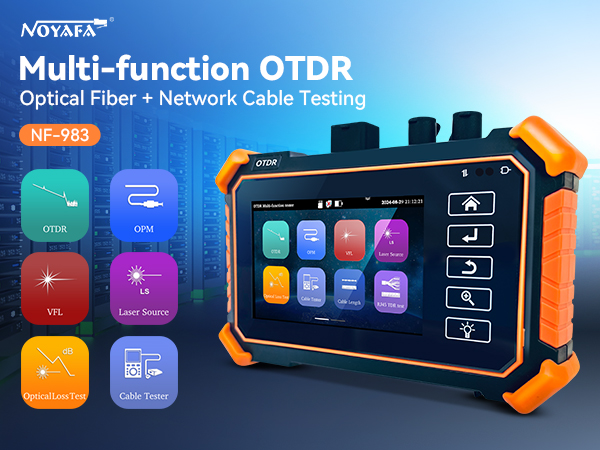 洋書 introduction to optical testing New Upgraded OTDR Optical Fiber Tester, Fiber Network Tester