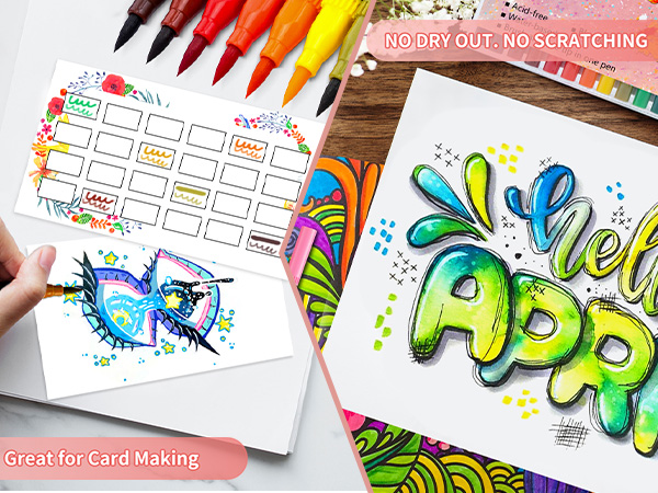 Markers art supplies set