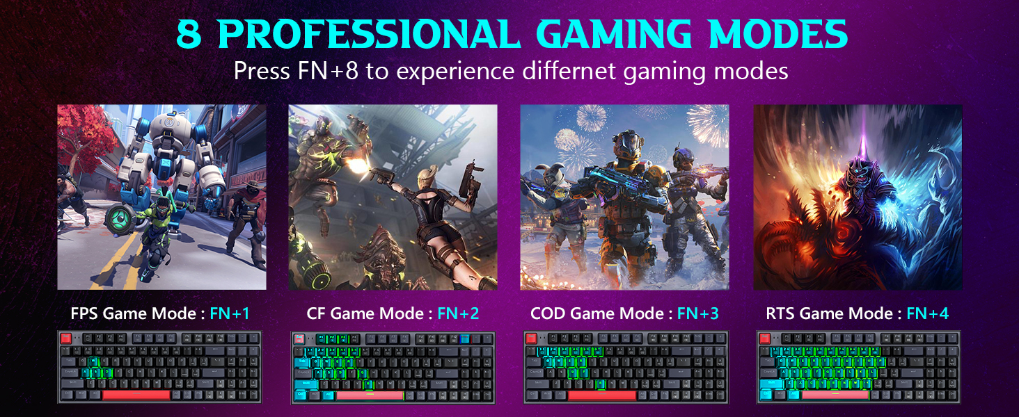 professional gaming modes