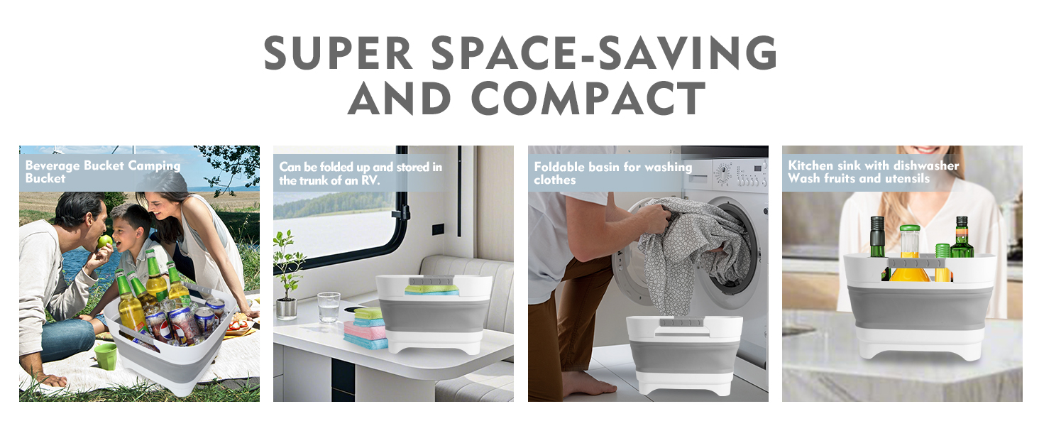 Gronivex Multifunctional Foldable Sink, Suitable For Indoor And Outdoor Use