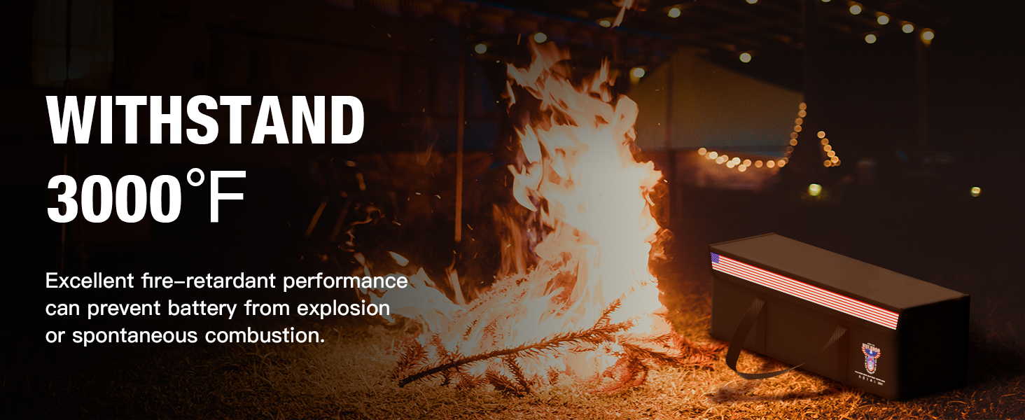 LiFePO4 Lithium Battery Fireproof Safe Bag Large Capacity