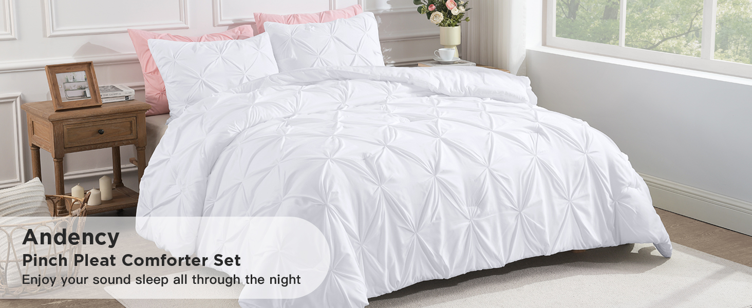 pleat comforter