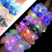 light up hair scrunchies