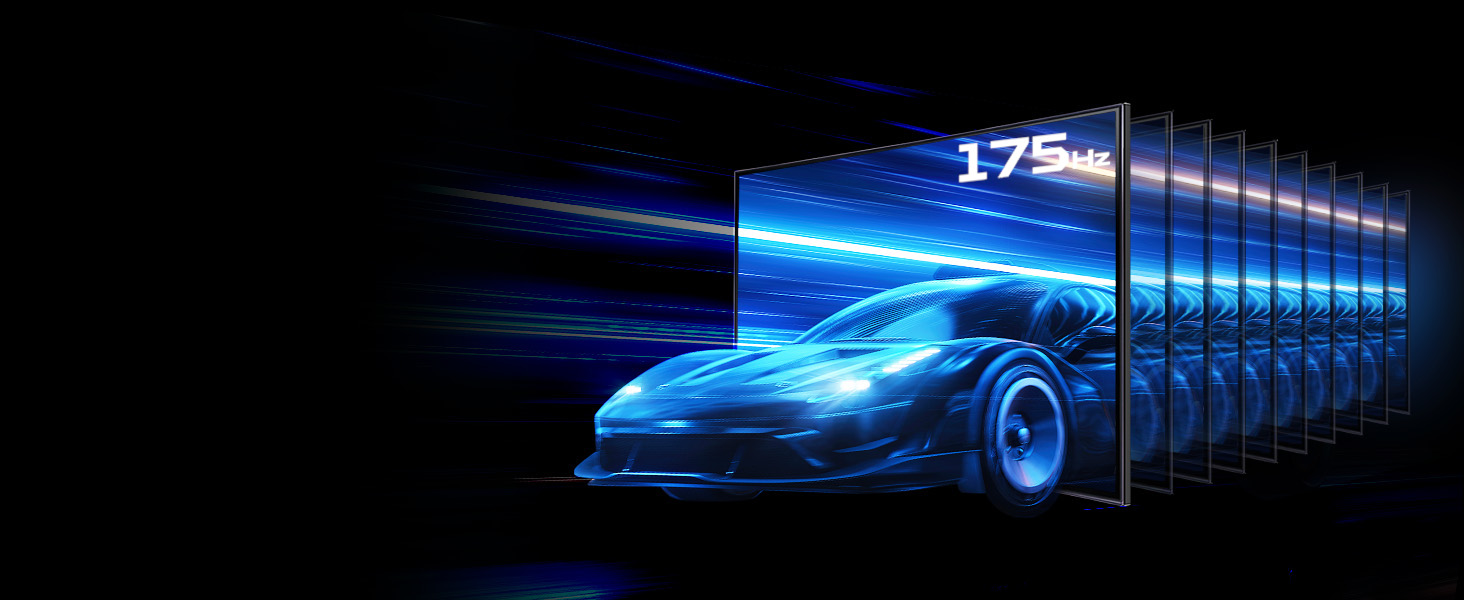 175 Hz Bildwiederholungsrate