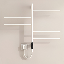 Electric Heated Towel Warmer Rack, Swivel Wall Mounted Electric Towel Warmer Rack