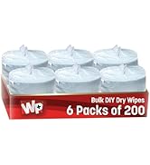 WipesPlus Replacement Jumbo Wipes Roll, Multi-Task Wipes, Dry Wipes with Towel Alternative for Bu...