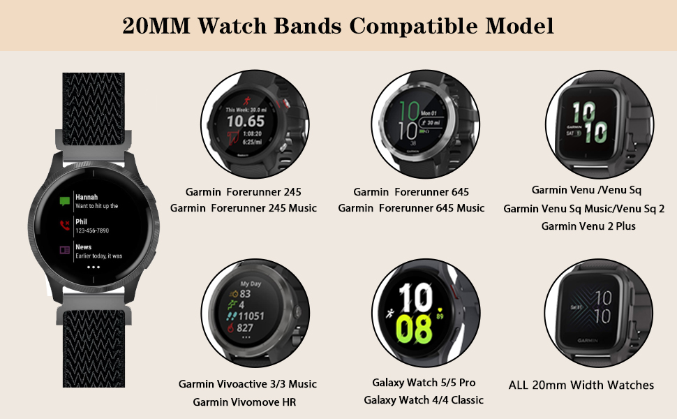 garmin forerunner 245 bands