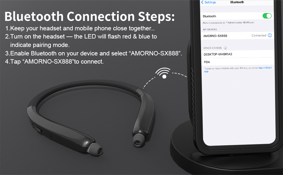 bluetooth neckband headphones