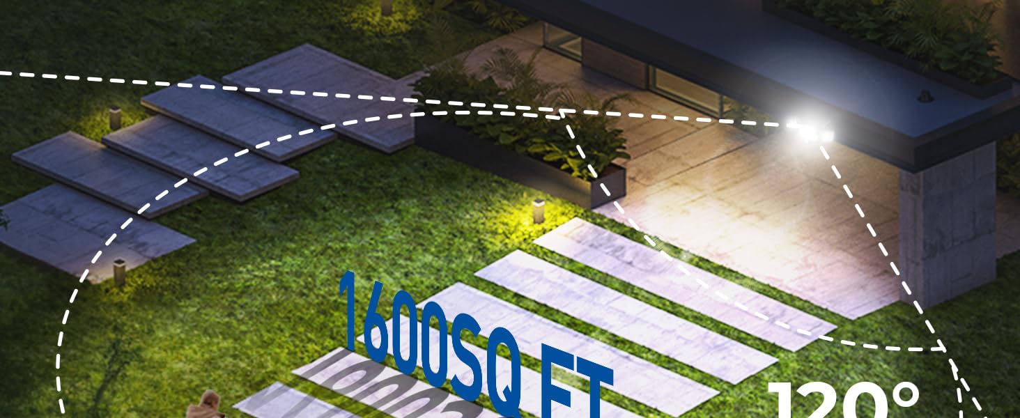 COB LED Solar Motion Sensor Outdoor Lights