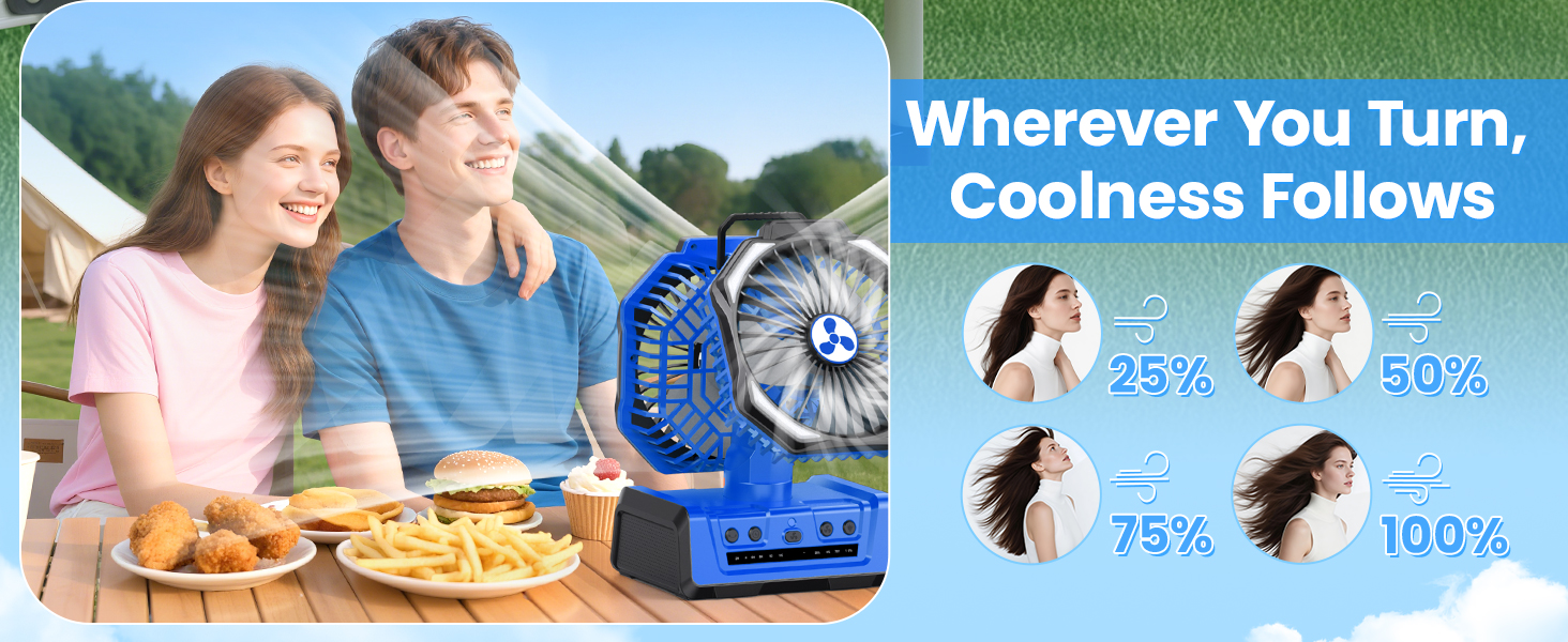 Portable Fan Rechargeable