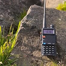 BTECH UV-5X3 Tri-Band Radio: High-Power Amateur Handheld with USB-C Charging - VHF, 1.25M, UHF - Customizable Features - Comprehensive Accessory Bundle Included 16 Remote capabilities