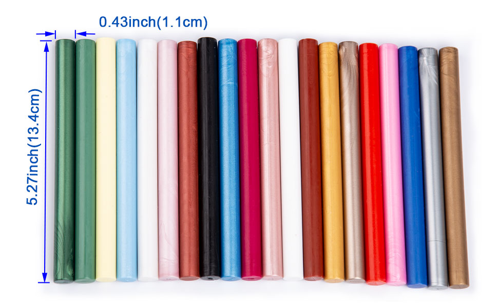 Wax Seal Stick, Vosypoky 16 Pieces Glue Gun Wax Seal Stick for Wax Seal