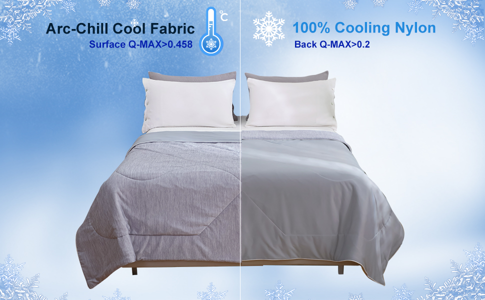 MH MYLUNE HOME Cooling Comforter Twin Size, Cooling Blanket