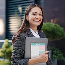 Someone who takes daily planner sheets with them every day