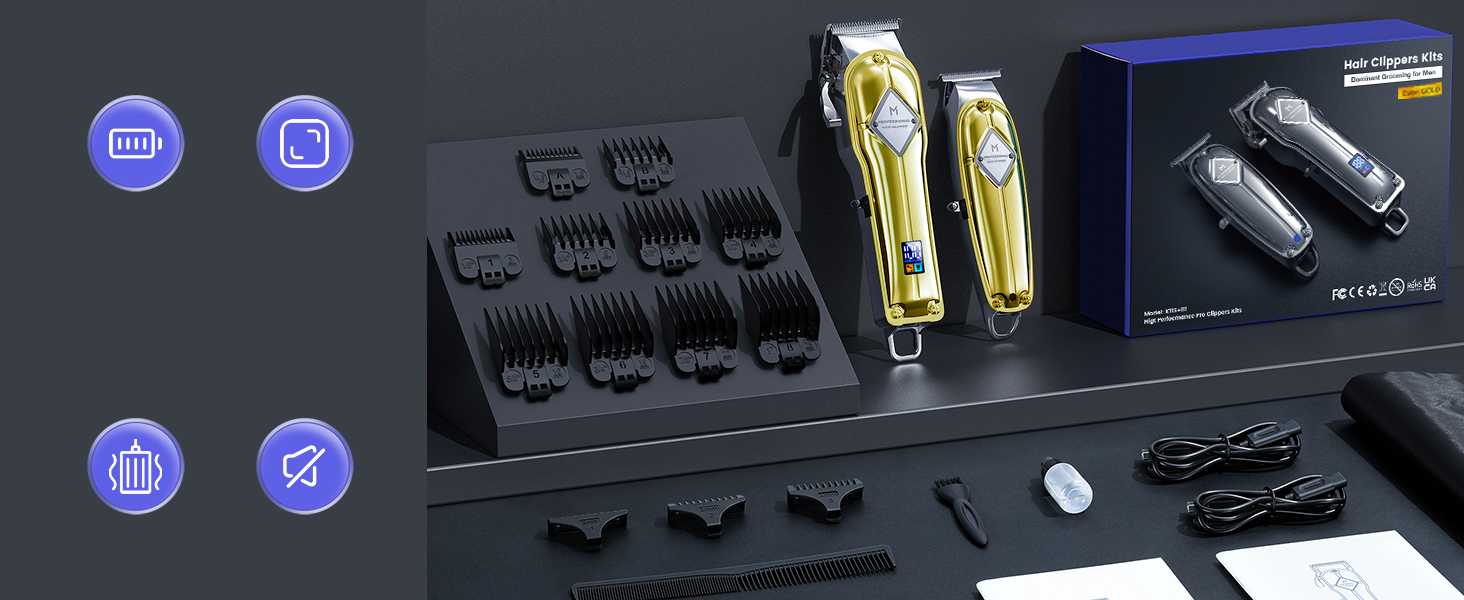 Limural PRO Professional Hair Clippers and Trimmer Kit for Men