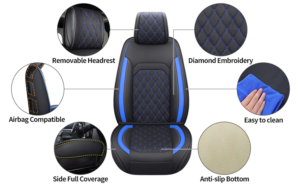 Aierxuan Jeep Wrangler JK JL 4Door Seat Covers Full Set Custom Fit 20072022
