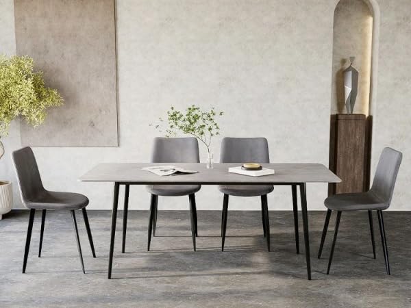 MUTUKI ダイニングテーブル140cm 北欧風　セラミック天板　2人4人 MUTUKI ダイニングテーブル140cm 北欧風セラミック天板2人4人