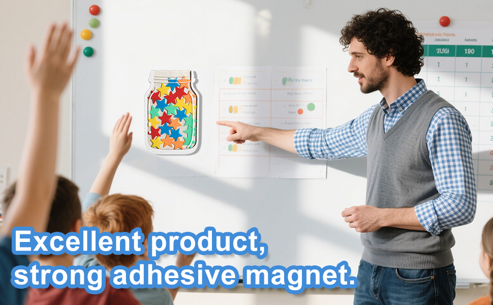 Magnetic Reward Jar for Kids Students