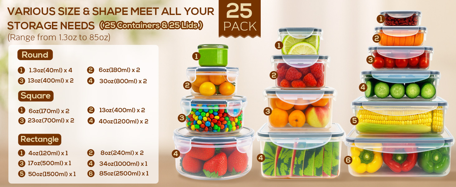 food storage containers with lids