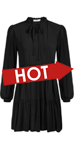 long sleeve mini dress