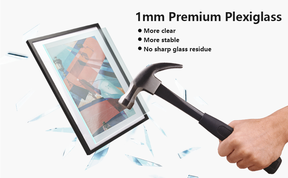 24x36 Poster Frame,Natural Soild Wood Black Picture Frames