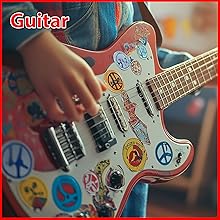 Hitrodona sticker for Guitar, Music Sticker