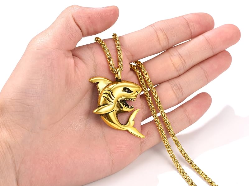 Shark Pendant Necklace