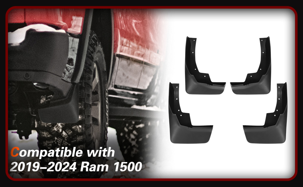 Amazon.com: Hbzxqp Mud Flaps with Fender Flare Mud Guards
