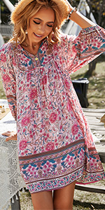 boho kleid damen