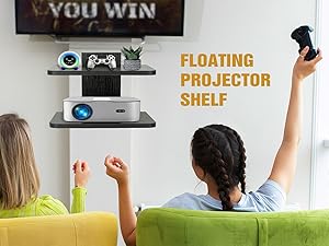 TV Shelf for Wall