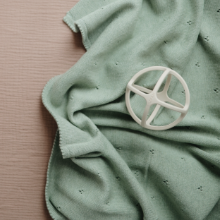 Mushie Ball Teethers | Lifestyle on Blanket