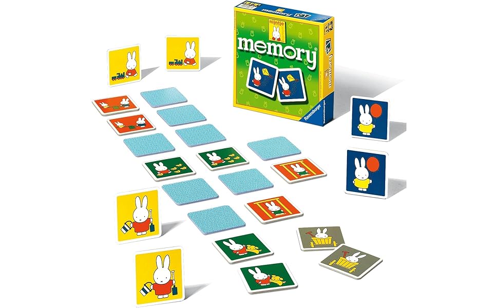 Amazon.co.jp: ラベンスバーガー ボードゲーム ミッフィーメモリー