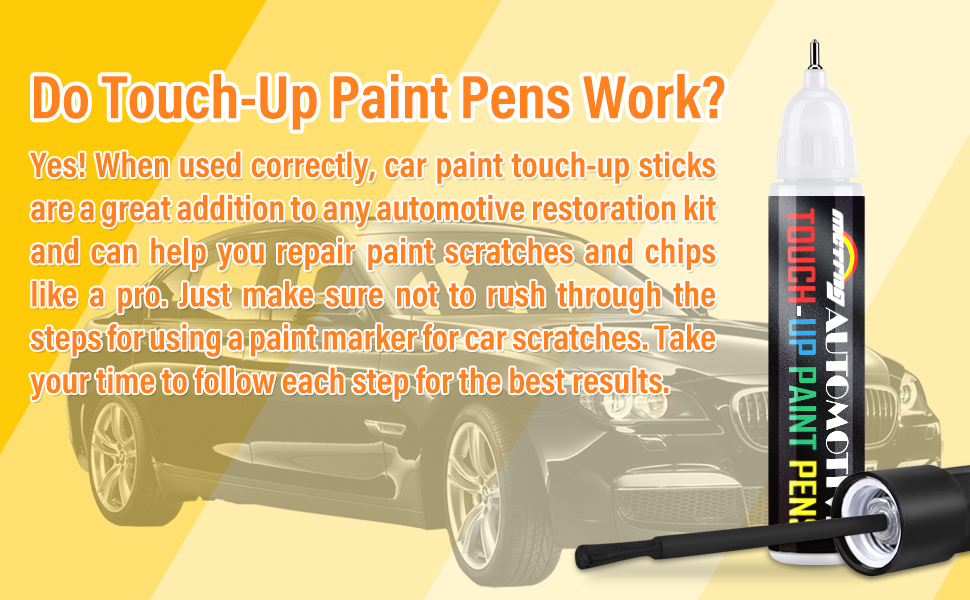 Black Touch Up Paint for Cars, TwoInOne Black Touch Up Paint, Quickdrying Car