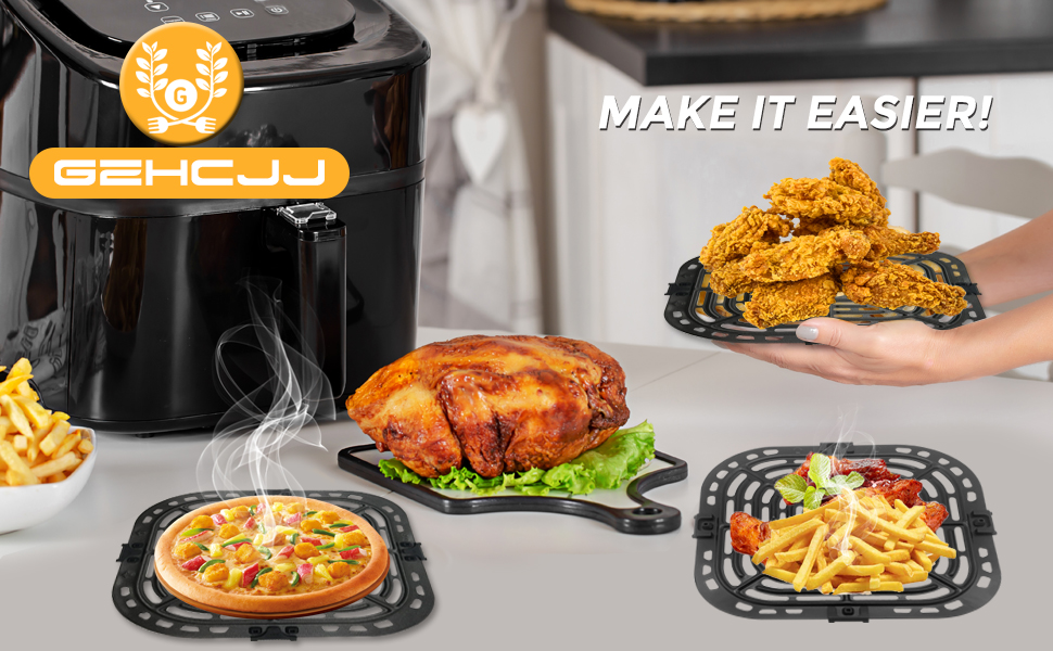 Air fryer 6QT stainless pan