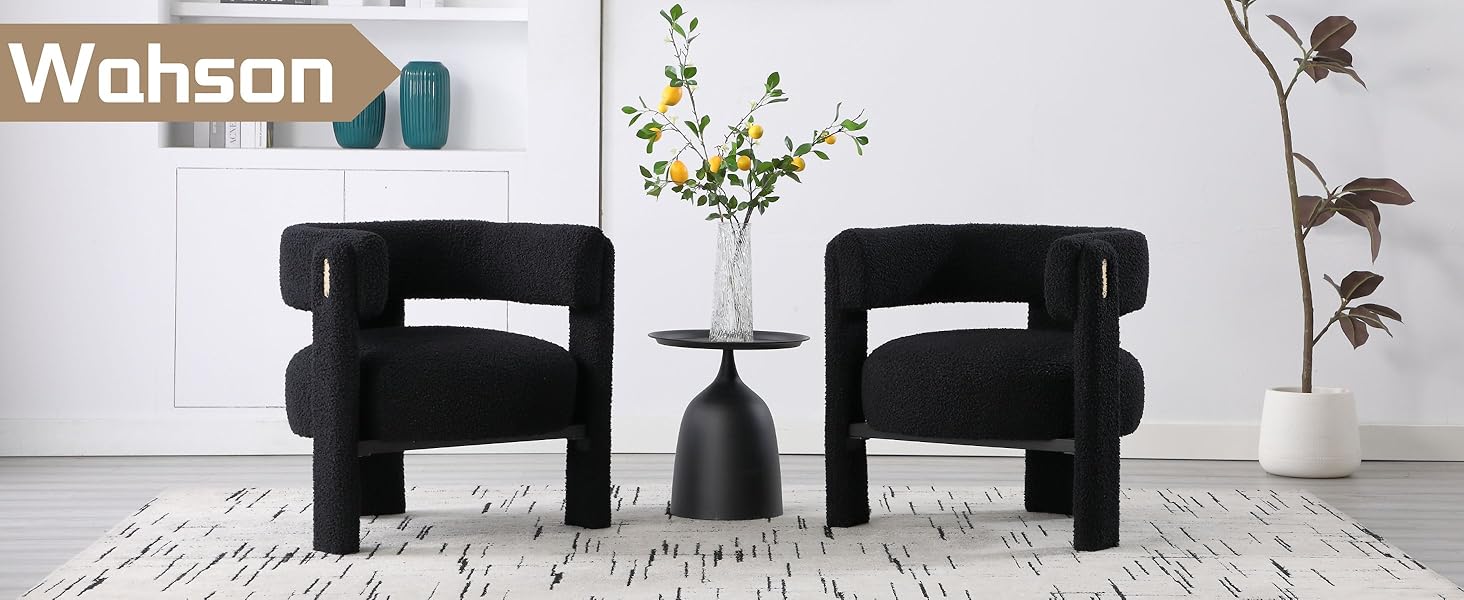 Modern Barrel Accent Chairs