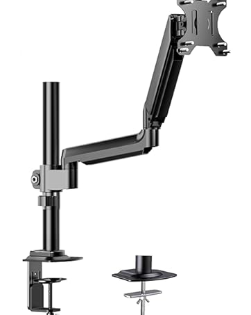 ACCUTEK モニターアーム L7-08BV-CGQ 13\"-32\" Amazon.co.jp: ACCURTEK モニターアーム ポール取り付け式