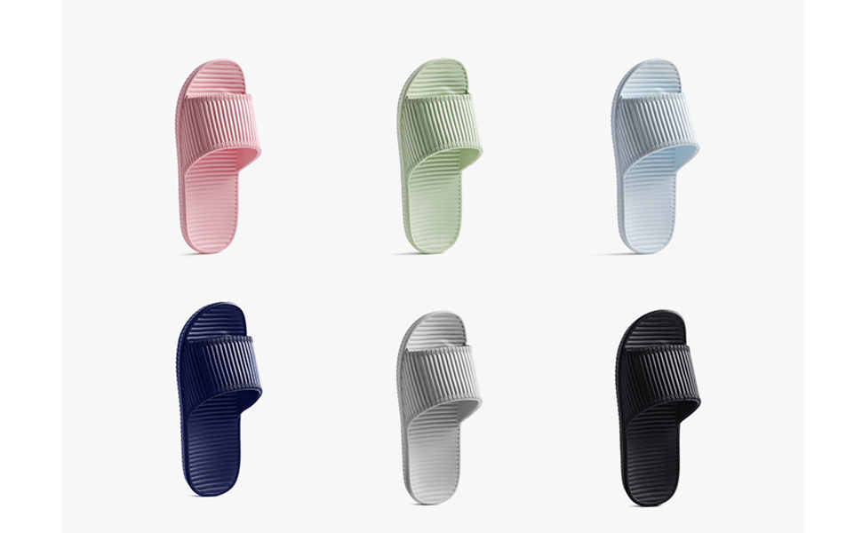 Lily Zone Sliders Women, Women's Shower Slipper, Non-slip Bathroom Shower Shoes Beach Flip Flops Pool Slides Quick Drying Indoor Outdoor Summer Sandal for Women 10 indoor outdoor garden slippers sliders shoes