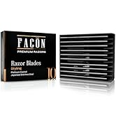 Facón Professional Hair Styling Razor Replacement Blades, Faether Razor Blades for Thinning Textu...