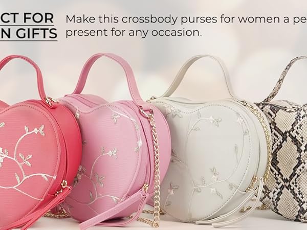 Amazon.com: Shop LC Cute White Heart Purse for Women, Faux
