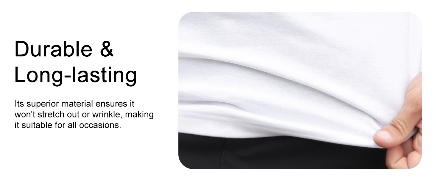 Mancozy Mens 3 Pack T Shirts Casual Fashion Longline V-Neck Shirt tee…