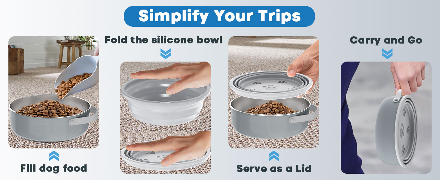 portable dog bowl for traveling portable dog water bowl dog bowl with lid
