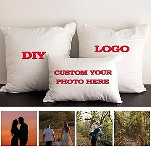 Personalized Cushion Covers Add Your Photo Pillowcase Funny Pillow Case 