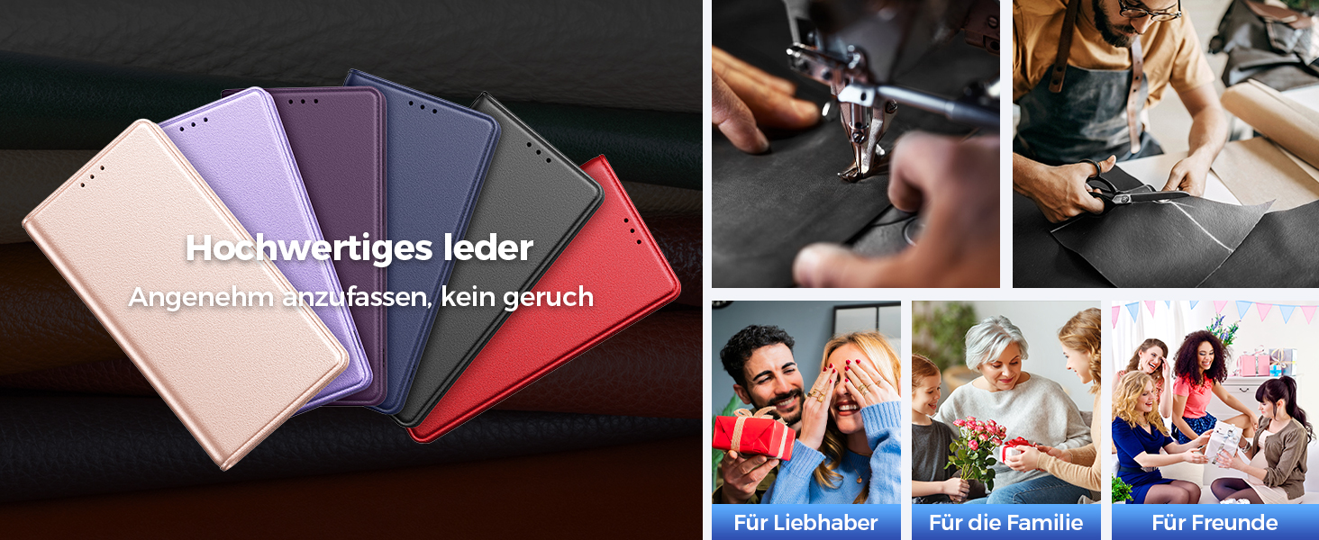 Peakally Mobile Phone Case for Samsung Galaxy S24 FE 5G Case Flip Case