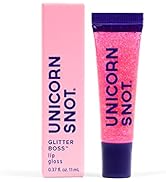 UNICORN SNOT Holographic Glitter Boss Lip Gloss - Smooth, Lightweight, Non-Sticky Lip Makeup for ...