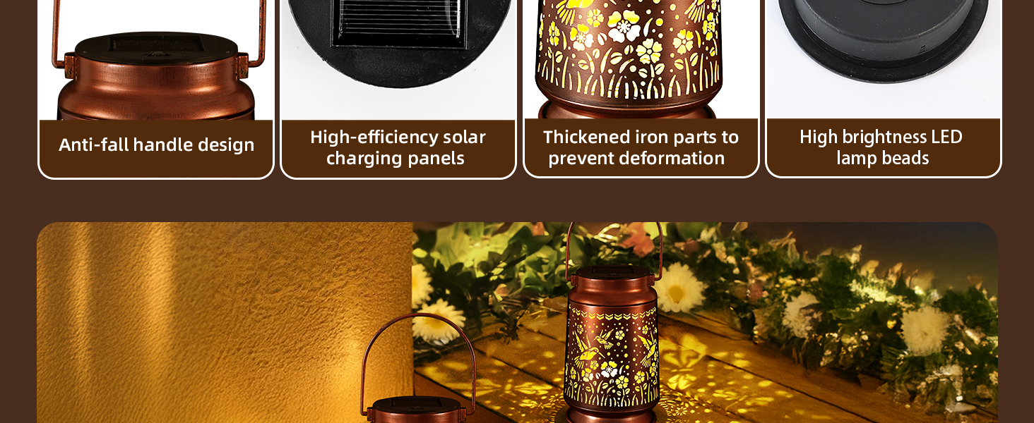 Solar Lanterns Outdoor Waterproof