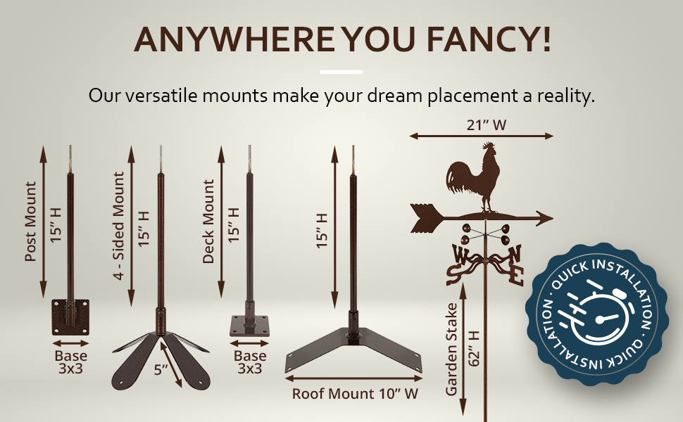 EZ Vane Weathervane 2Pack Bearings for Windcups