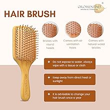OROSSENTIALS Neem Wood Comb/Hair Brush for Healthy... 17 Wooden combs