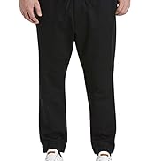 True Nation by DXL Big and Tall Everyday Moto Joggers, Black, 4XL