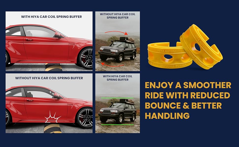 Hiya Automotive Car Coil Spring Buffer Used For MAHINDRA XUV 500 Upto