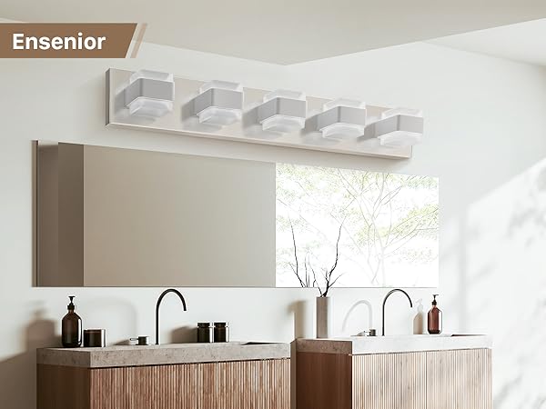 starlight✳︎ Ensenior Bathroom Vanity Light Fixtures Over Mirror (5